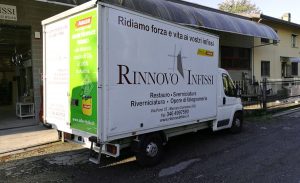 Restyling grafico automezzi aziendali Rinnovo Infissi